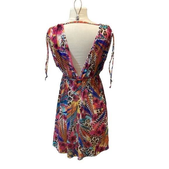 Kenneth Cole Reaction Multicolor swim coverup M - Picture 6 of 11